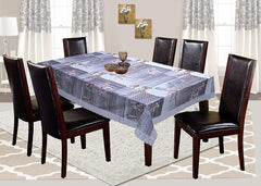 Kuber Industries 3D Circle Design PVC 6 Seater Dining Table Cover - Multicolour