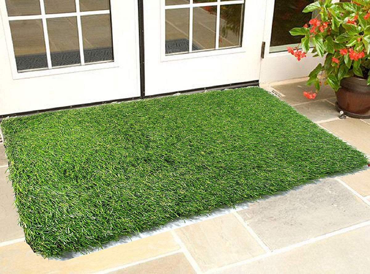 Kuber Industries 35mm Artificial Grass Mat for Balcony (Size- 1.5 X 2 Feet) - CTKTC22450,Green,Standard