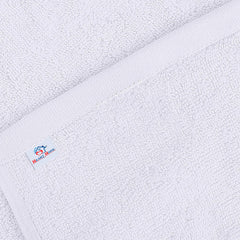 Heart Home Medium Size Cotton Face Towel, 30"x18"- Pack of 3 (White) -HS43HEARTH26623