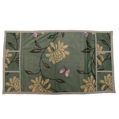 Kuber Industries Leaf Design PVC Fridge Top Cover - Green