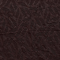 Heart Home Leaf Printed Polyester Stretchable Elastic Dining Chair Cover/Seat Slipcover/Seat Protector- Pack of 6 (Brown)-50HH01006