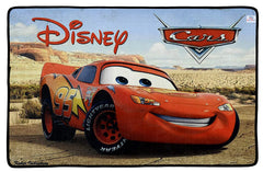 Heart Home Disney Car Printed Heavy Duty Indoor Outdoor Anti-Slip Rubber Door Mat, Welcome Mat, 23"x15" (Multi)