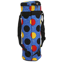 Kuber Industries Canvas Small & Large Size Water Bottle Cover (Blue) Set of 2 Pcs