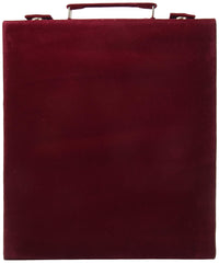 Kuber Industries 2 Rods Transparent Bangle Organizer Box Velvet Coated Jewelry Storage Case Standard Multi (VAR48_Maroon)