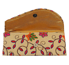 Kuber Industries Embroidery Premium Shagun Gift Envelopes for Weddings & Special Occasion-Pack of 4 (Cream) (HS39KUBMART021886)