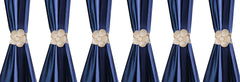 Kuber Industries Velvet 6 Pieces Curtain Tie Back Tassel Set (Cream) - CTKTC22173