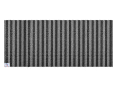 Heart Home Rubber Strips Design Door Mat for Porch/Kitchen/Bathroom/Laundry Room, 24"x96" (Grey) 54HH4007.
