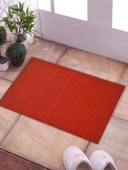 Kuber Industries Door Mats (Red, PVC, Standard)