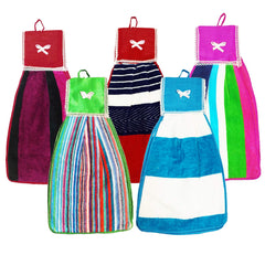 Kuber Industries Hanging Cotton 5 Pieces Cotton Washbasin Napkin/Hand Towel for Kitchen and Bathroom (Multi)