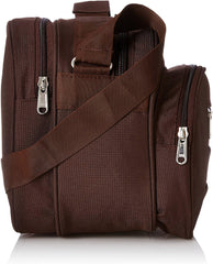 Kuber Industries Canvas Shoulder Bag Messenger Bag Crossbody Bag Work Bag Vintage Multi-Function (Brown) (HS_37_KUBMART020100)