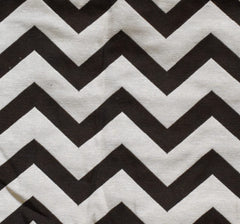 Heart Home Cotton Zig Zag Print 4 Seater Center Table Cover/Table Cloth for Home Decorative 60 in. x 40 in. (Brown) 54HH4377.