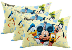 Heart Home Organic Toddler Bedding Small Pillow - Baby Pillow with 100% Natural Cotton Cover,12"x18"(Cream)-Pack of 3-KUBMART15835