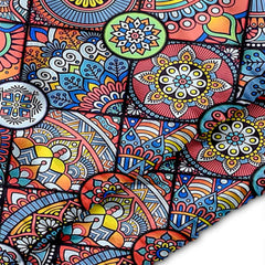 Heart Home AC Cover|Attractive Digital Print 1.5 Ton |All Weather Friendly|Stretchable Fabric & Elastic Closure, (Multicolor)