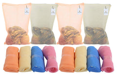 Kuber Industries 12 Pieces Reusable Mesh Fridge Storage Bags for Fruits and Vegetables (Multi)-KUBMART2840