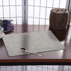 Kuber Industries Jute Table Placemat for Home, Hotels, Set of 6 (Grey)