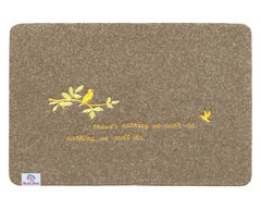 Heart Home Microfiber Door Mat for Porch/Kitchen/Bathroom/Laundry Room,Pack of 2 (Grey) 54HH3989.