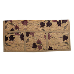 Kuber Industries Leaf Design PVC Fridge Top Cover - Cream, Standard (CTKTC03455)
