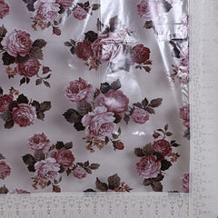 Heart Home Flower Design Waterproof Dining Table Cover|Tabletop for Home Decoration with Cream Lace Border, 60X90 inch (Cream)