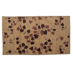 Kuber Industries Leaf Design PVC Fridge Top Cover - Cream, Standard (CTKTC03455)