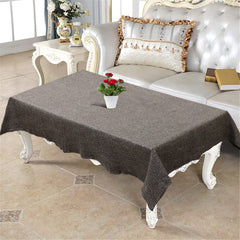 Kuber Industries Jute Center Table Cover, 40"x60" (Grey), Standard (HS39KUBMART023891)
