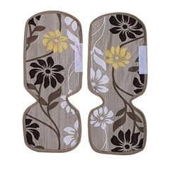 Kuber Industries Cotton 2 Pieces Fridge Handle Cover (Gold) -CTKTC5787