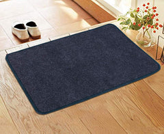 Kuber Industries Door Mats (Grey, Microfiber, 22"x14")