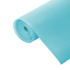 Heart Home Multipurpose Diamond Textured Super Strong Anti-Slip Mat Liner, Size 45X150 Cm (1.50 Meter Roll, Light Blue) HEART0224