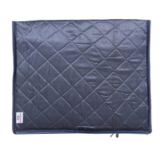 Heart Home Satin Water Resistant & Foldable Saree Cover|Clothes Organizer for Home & Travel Top Transparent With Zipper,17 x 5 Inch,Pack of 2 (Gray)