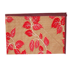 Kuber Industries Floral Design PVC Reversible Food Mat Bed Server -(Brown) - CTKTC024133