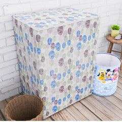 Heart Home Washing Machine Cover | Dot Print Washing Machine Cover | Soft PVC Top Load Semi-Automatic Washing Machine Cover | Multi