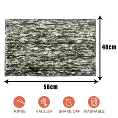 Kuber Industries Door Mat | Multi Riyal Doormat | Microfiber Entrance Mat | Entry Doormat | Office Entrance Door Mat | Door Mat for Home | Door Mat for Living | Pack of 2 | Multi