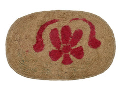 Kuber Industries Anti-Slip Durable Home Décor Jute Door Mat, Welcome Mat for Entryway, Patio, Garage, Outdoor and Indoor, 23"x15"- Pack of 2 (Brown)