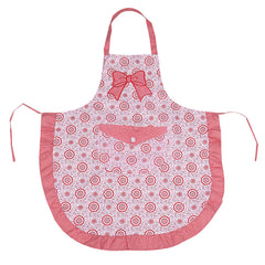 Kuber Industries Cotton Apron with Front Pocket (Red), CTKTC13825