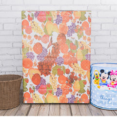 Heart Home Washing Machine Cover | Fruit Print Washing Machine Cover | PVC | Top Load Semi-Automatic Washing Machine Cover | Multi