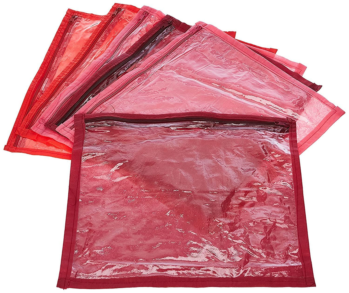 Kuber Industries 6 Piece Non Woven Single Saree Cover (KI43260)