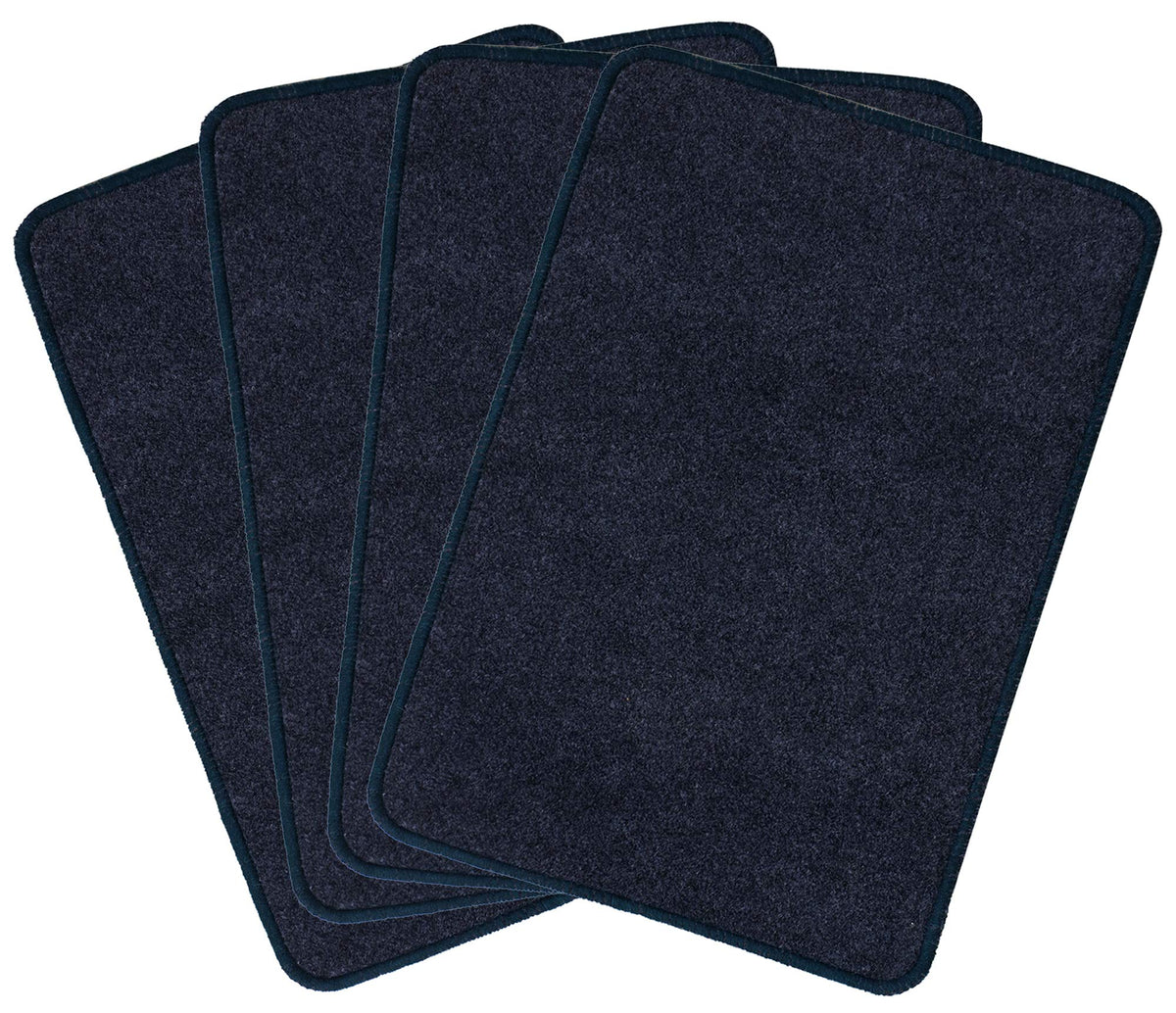 Kuber Industries - CTKTC039886- Microfiber Anti Slip Door Mat (Grey, 22"x14") 4 Pieces