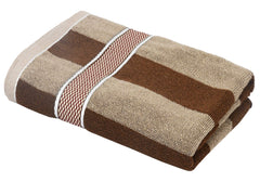 Kuber Industries Cotton 4 Pieces Bath Towel Super Soft, Fluffy, and Absorbent, Perfect for Daily Use 100% Cotton Towels, 500 GSM (Brown)-KUBMART16057 (Model Number: KUBMART016057)