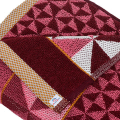 Heart HomeTringle Printed Super Soft, Fluffy, and Absorbent, Cotton Bath Towel Perfect for Daily Use, 30"x60"(Maroon)