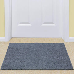 Kuber Industries Door Mat (Grey, PVC, Standard)