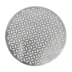 Kuber Industries PVC Soft leather 6 Pieces Dining Table Placemat Set (Silver) -CTLTC11357