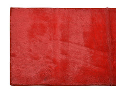 Heart Home Fluffy Shag Rug Bedside Runner for Home Décor (Red)-HS40HEARTH23989
