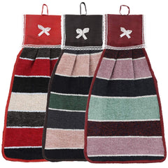 Kuber Industries Hanging Cotton 3 Pieces Cotton Washbasin Napkin/Hand Towel for Kitchen and Bathroom (Multi) - CTKTC045571