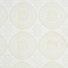 Kuber Industries Circle Design Cotton 6 Seater Dining Table Cover-CTKTC028753