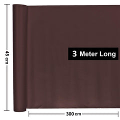 Kuber Industries 2 Pieces Multipurpose Textured Super Strong Anti-Slip Mat Liner,Size 45X300 Cm (3 Meter Roll, Brown) - CTKTC040233