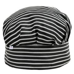Heart Home Linning Design Cotton Cooking Chef Cap (Black)-50HH01035