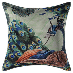 Heart Home Cotton 4 Pieces Cushion Cover Set (Green) - CTHH1182