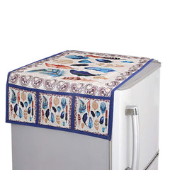 Kuber Industries Birds Wings Design Cotton Fridge Top Cover -CTKTC30327