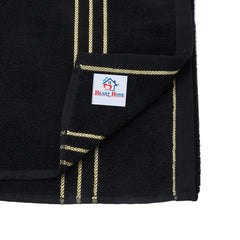 Heart Home Cotton 2 Pieces Bath Towel Super Soft, Fluffy, and Absorbent, Perfect for Daily Use 100% Cotton Towels, 400 GSM (Black)-HEART11582, Standard (HEART011582)