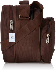 Kuber Industries Canvas Sling Bag For Men|Brown|