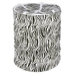 Kuber Industries Big Round Cloth Foldable Laundry Basket Bag, Volume:-40L,Multi Color, Standard (CTKTCVA20)